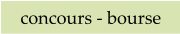 concours - bourse
