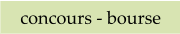 concours - bourse