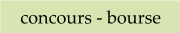 concours - bourse