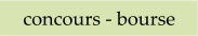concours - bourse